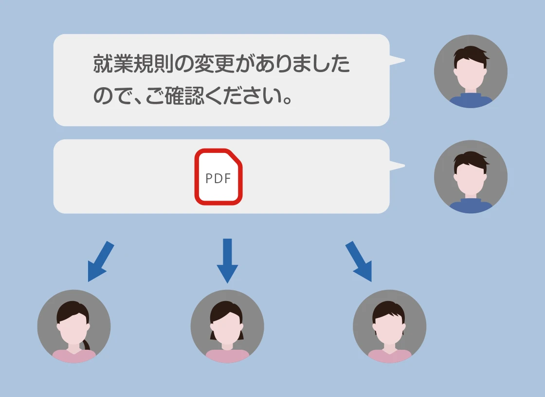 掲示板機能イメージ画像